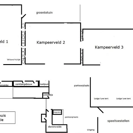 Campismo de Luxo Country Camp Camping 't Westdorp *